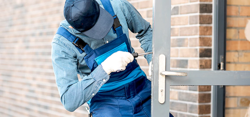 Pivot Storefront Door Locks Installation in Poway, California